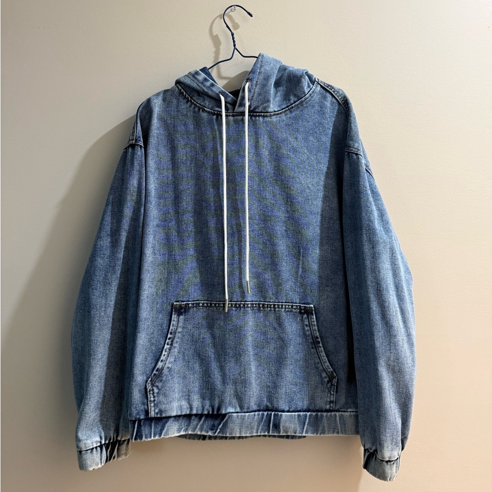 Blue Denim Hoodie
